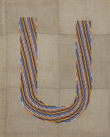 oil on burlap